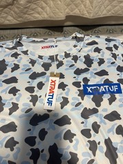 XTRATUF Men’s XXL Long Sleeve Crew Neck Camo T-Shirt Blue/Gray Polyester