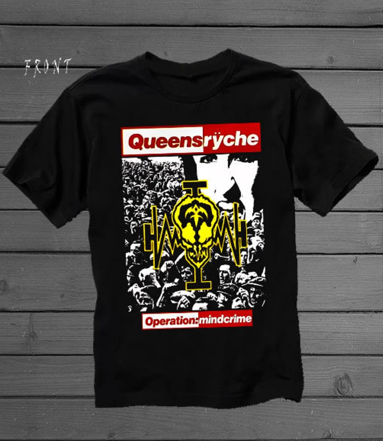 New Dtg/Dtf printed T-shirt – QUEENSRYCHE- Operation: Mindcrime – size- S,M,L5XL