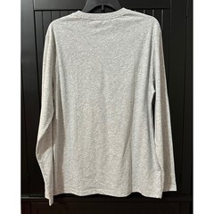 Eddie Bauer Loungewear Men’s Shirt Medium Heather Gray Long Sleeve Lounge NWT