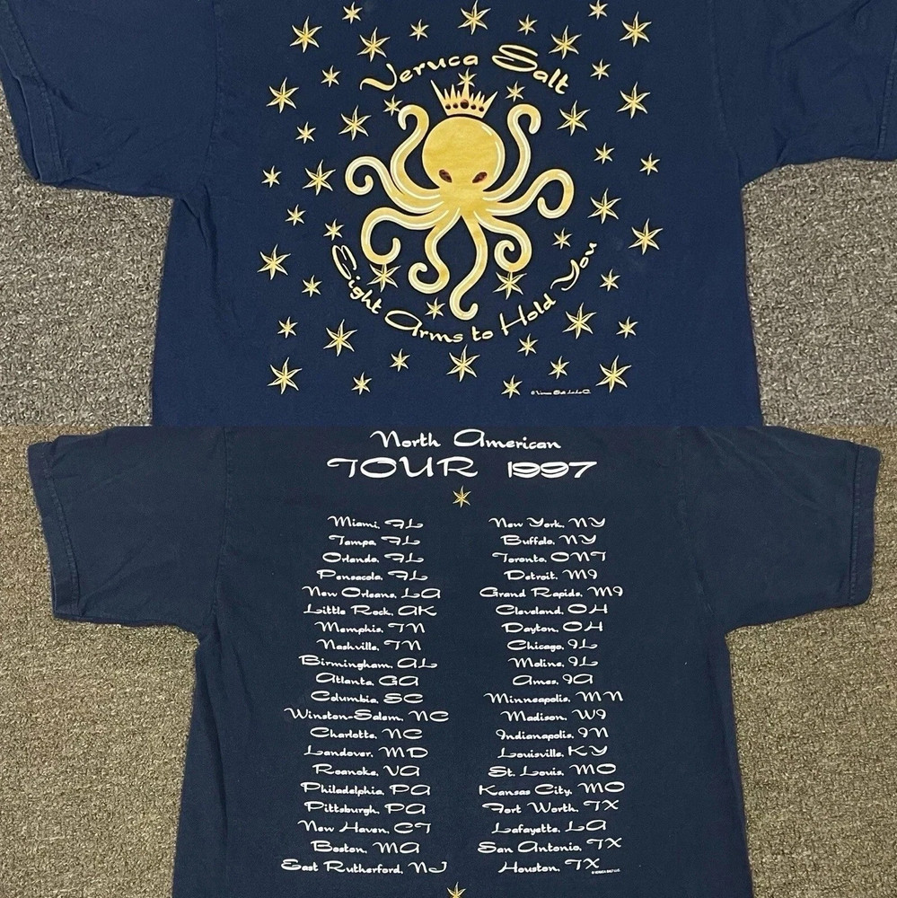 Hot!! Veruca Salt Band North America Tour 1997 T Shirt Full Size S-5XL