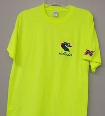 XFL Football Seattle Dragons Embroidered T-Shirt S-6XL, LT-4XLT NFL New