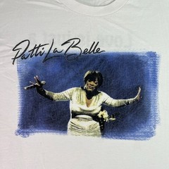 Patti LaBelle Men XL White Graphic T Shirt Music Concert Soul Singer Vintage