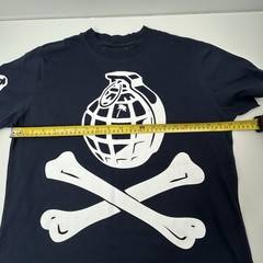 Trainer Spotter T Shirt Men’s Large Black Skull Grenade Graphic Tee L