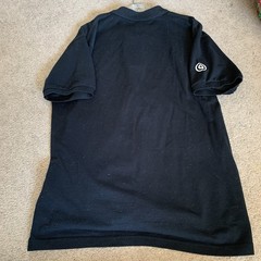 Mens BAPE AUTHENTIC A Bathing Ape Shark Print Black Polo Shirt – XL USA SELLER