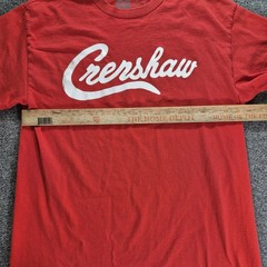 The Marathon Clothing Crenshaw Nipsey Hussle T Shirt Mens Size Large Red