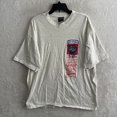 Soffe Mens T Shirt Gray Airborne Graphic XL Cotton Crew Vintage 90s Singel Stich