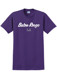 Baton Rouge, Louisiana State T-Shirt Short Sleeve Graphic Tee Unisex apparel