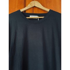 Collars and Co Lucca Cotton and Silk Tee Shirt Black Size 3XL NEW