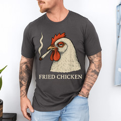 Fried Chicken Smoking Joint Funny T-Shirt