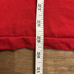 Vintage Fruit of the Loom Sleeveless Pocket T Shirt XXL Red Atlantic City