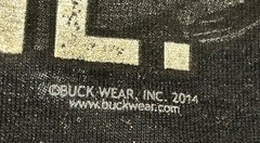 Buck Wear Gun Safety Rule #1 Carry One 2nd Amendment Shirt Men 2XL Black 2014