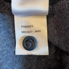 Faherty Cloud Cotton Henley Shirt Mens XL Blue Long Sleeve Tagless Tee Jersey