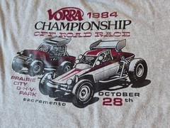 vintage VORRA 1984 Championship Off Road Race t-shirt Single Stitch Tee