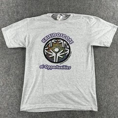 Vintage Special Olympics Indiana Shirt Mens Medium Kaleidoscope 2001 Graphic Tee