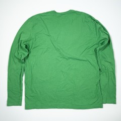 Two Apple Shirt Mens L Green Employee Short Sleeve Logo Leave The World Better