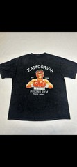 Kamogawa Boxing Gym Tokyo Japan Acid Wash Graphic Tee Shirt 3XL (fits Like a XL)