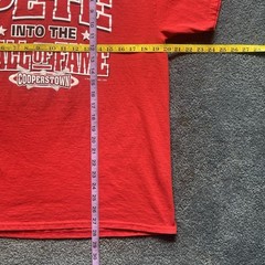 Pete Rose T-Shirt Men’s Lg Double Sided Cincinnati Reds MLB Vote Pete Into HOF