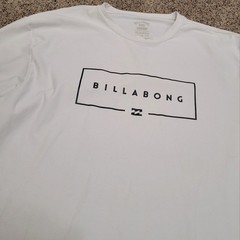 Billabong Mens Upf 50+ Sun Protection Loose Fit White Shirt Size XL