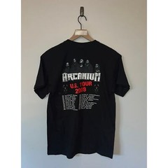 2009 Arcanium US Tour Concert Black Graphic Shirt Tee 2000s M Medium