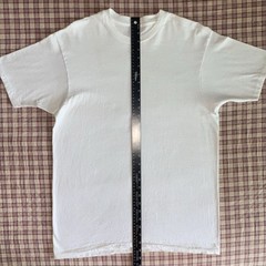 Vintage Hanes Plain Blank Solid White T Shirt Mens XL