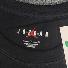 Jordan Shirt Mens XL Black Red Jumpman Watercolor Graphic Nike Air Cotton Tee