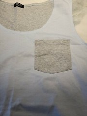 Coofandy Shirt Size M Mens Sleeveless Workout Gray/Blue Gym Running T Shirt