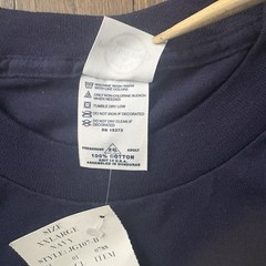 Now and Zen 2XL Dk Blue Shirt Let Me Drop Everything 100% Cotton Preshrunk w Tag