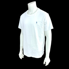 Polo Ralph Lauren Men’s White T-Shirt Custom Slim Fit Pony Logo Size XL