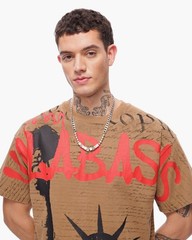 Valabasas Men Freedom Tee Khaki