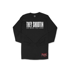 They Shootin Aw Made You Look Nas Illmatic Hip Hop Men’s Design Graphic T Shirts