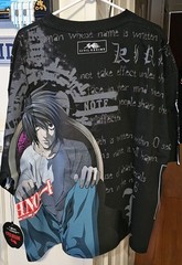 Civil Regime DeathNote L’s Fatal Stare “Side By Side” Dungeon Tee in Black2XL
