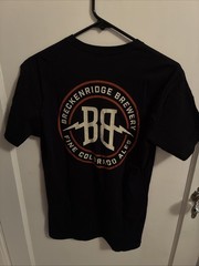 Breckenridge Brewery Fine Colorado Ales Men’s Small Black Graphic Tee