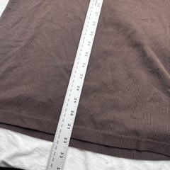 Lot (2) City Lab Classic Waffle Thermal Long Sleeve Brown/Red Shirt Mens XL