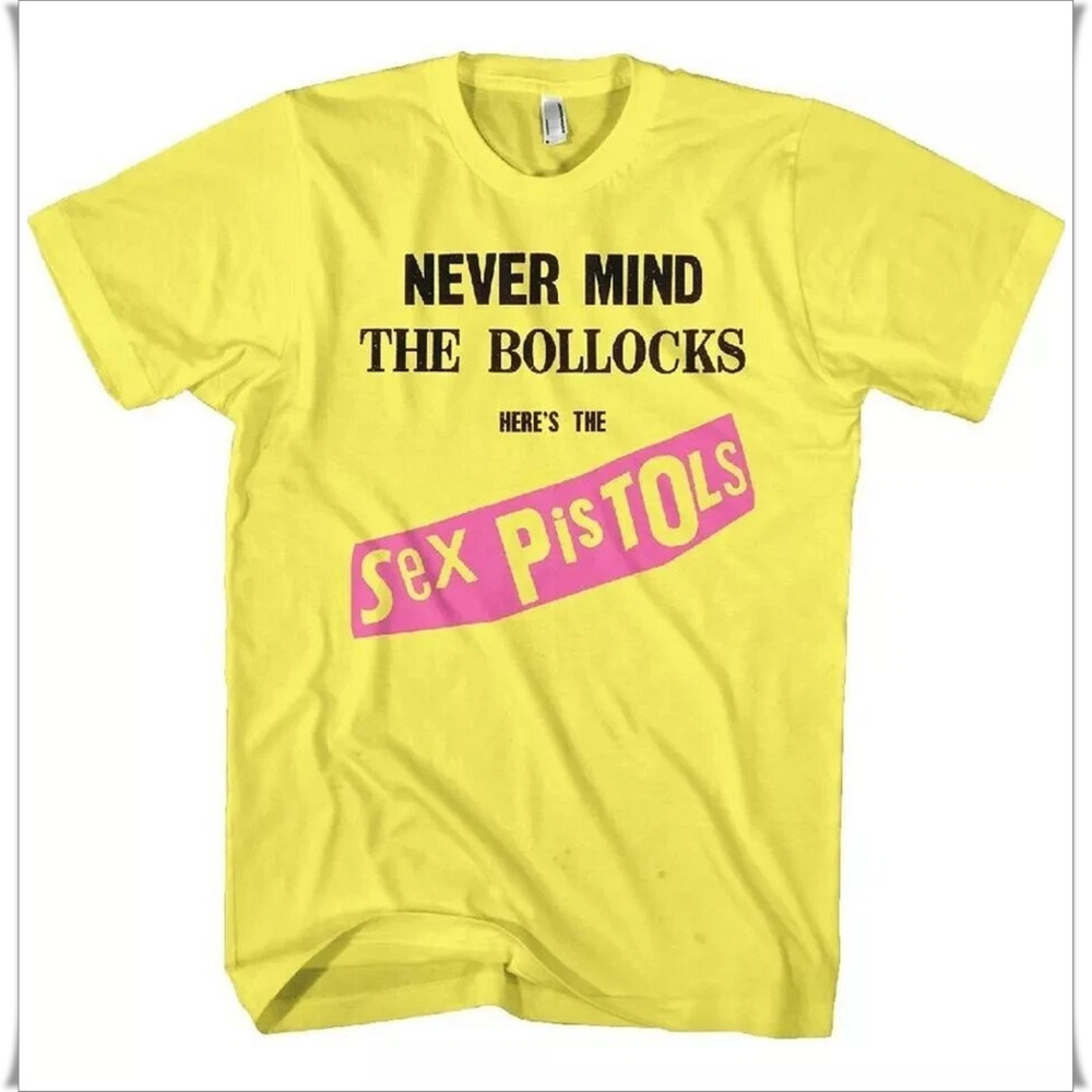 SEX PISTOLS ‘Never Mind The Bollocks’ Album, Heavy Cotton T-shirt, Size S-5XL