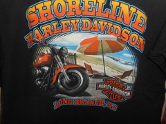Harley Davidson Beefy RK Stratman 100% Cotton (Shoreline HD) Black T-Shirt XL