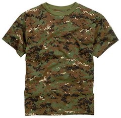Army T Shirt US Combat Military Short Sleeve Camo Olive Urban Navy Desert Cotton