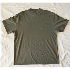 Arizona Jean Co Mens Olive Green Mock Neck 100% Cotton T-Shirt Size Large