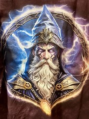 Tie Dyed Print T-Shirt Sorcerer New Without Tags