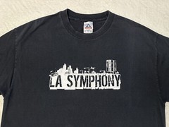 Vintage 2000s Y2K LA Symphony Rap Hip Hop Group Music Promo Streetwear T-Shirt L