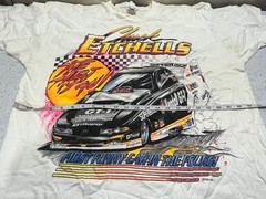 Vintage Fruit of the Loom Chuck Etchells”The Heat Is On!” Racing Shirt, Size XXL