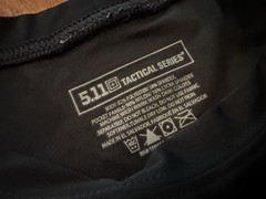 5.11 Tactical Shirt Men’s LG Black Conceal Carry Holster Under Gear Padded Tee