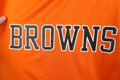 Nike NFL On Field Mens Large Compression Fit Cleveland Browns Football T-Shirt