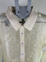 Barong Tagalog Formal Wear Men’s Size 2X NWOT Philippines Organza NWOT