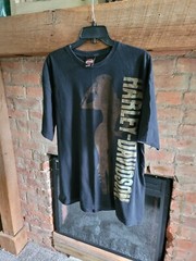 Men’s Harley Davidson T Shirt – Black – “Steel City” Washington PA – Size XL A12