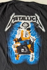 Vintage 90s Metallica ‘Ride the Lightning’ T-Shirt M Solid Rock Giant Reprint