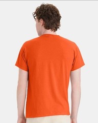 Hanes 5170 5XL EcoSmart Crewneck Short Sleeve Tee Pit to Pit 31″ Unisex Orange