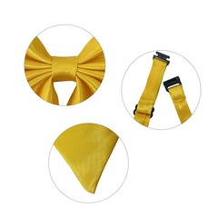 Women Pre-Tied Bow Tie for Waitress Uniform, Costume & Choir, Adjustable Neck Bo