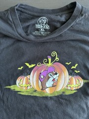 Buc-ee’s Halloween Buc-ee Graphic Print Black Crew Neck Short Sleeve T-Shirt XL
