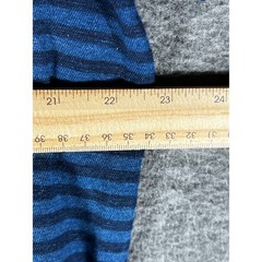 Lucky Brand Mens True Indigo Striped T-Shirt Blue Crew Neck XL New With Tags