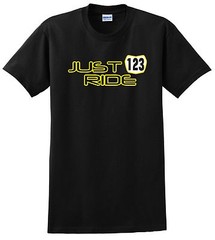 JUST RIDE CUSTOM PERSONALIZED NUMBER PLATE T SHIRT MX MOTOCROSS YZ CR KX KTM